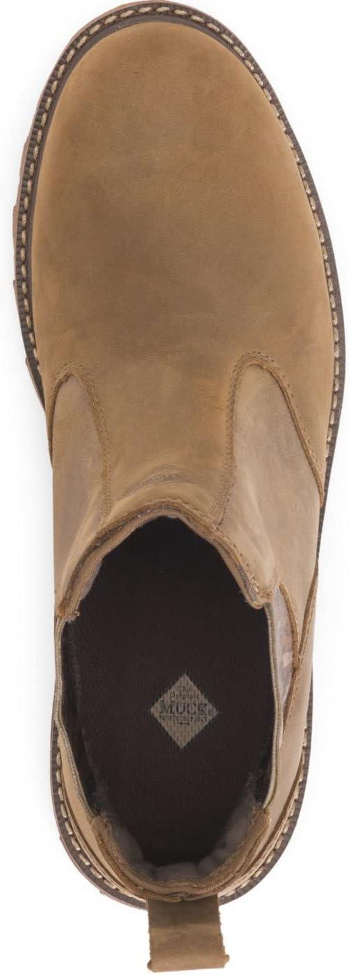 imageMUCK Mens Leather Fairfield Chelsea BootBrown