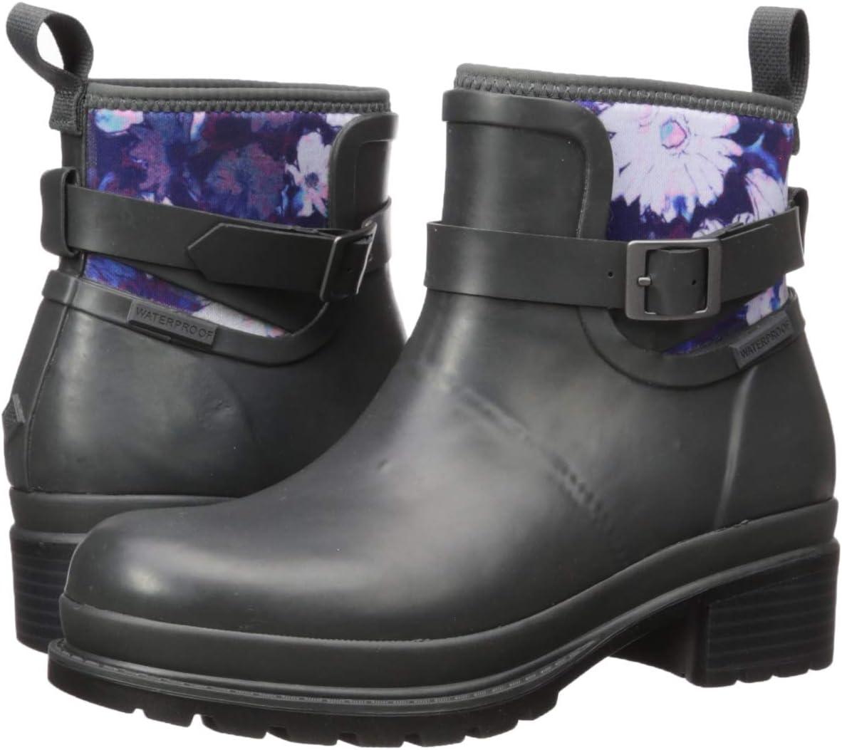 imageMUCK Womens Liberty Waterproof Ankle RubberGrayFloral