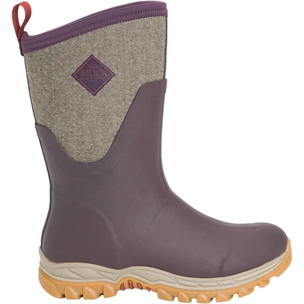 imageMUCK Womens Arctic Sport II Mid BootWine TastingHerringbone