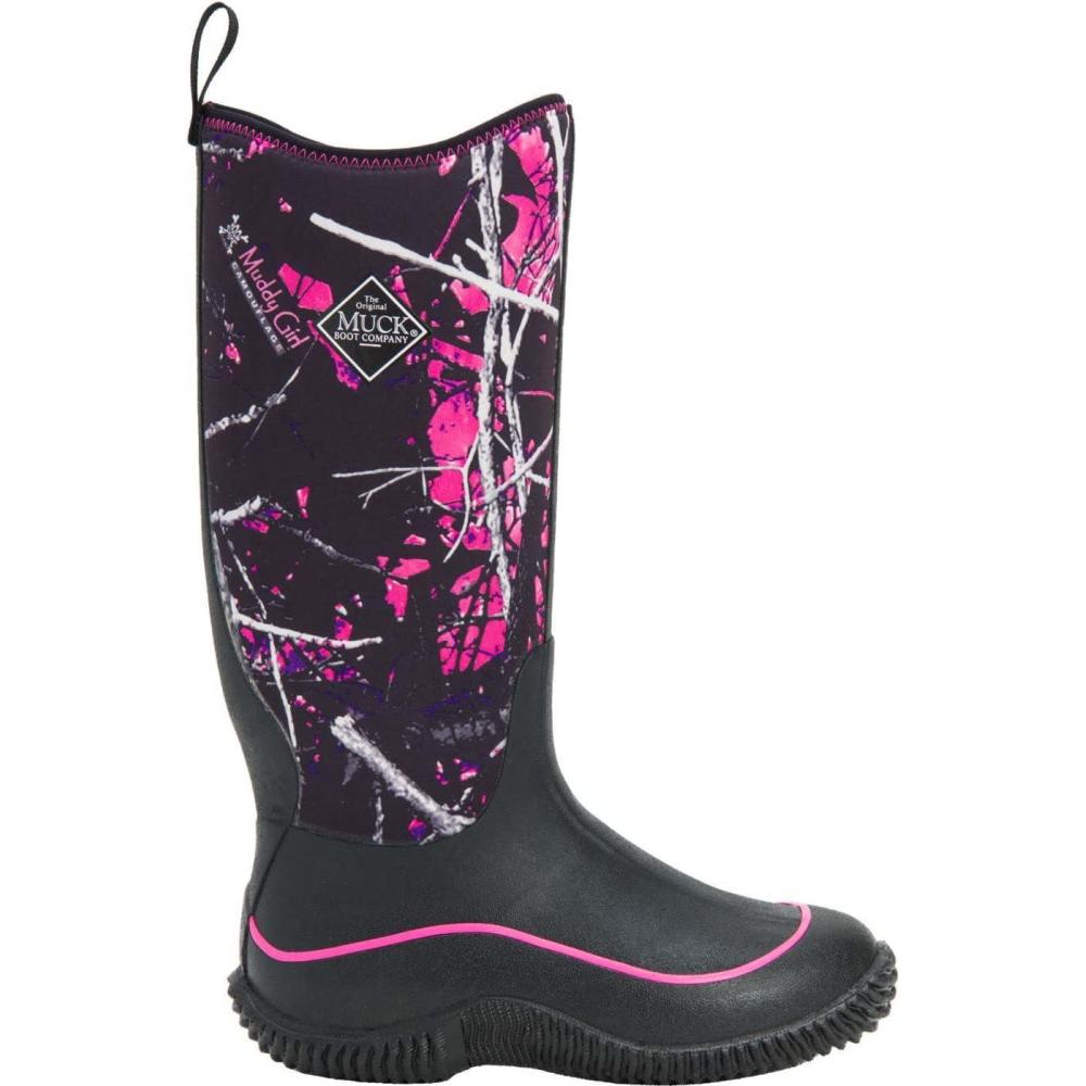 imageMUCK Womens Hale BootBlackMuddy Girl Camo