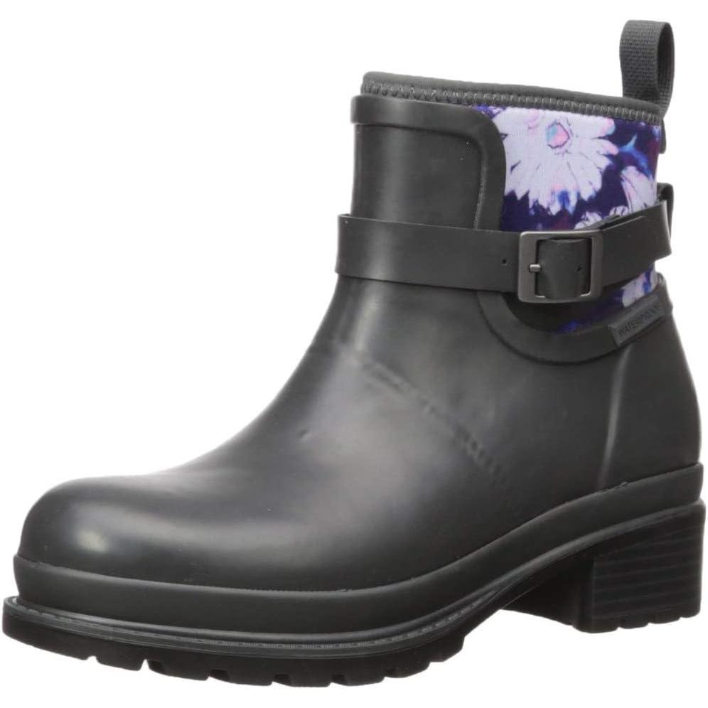 imageMUCK Womens Liberty Waterproof Ankle RubberGrayFloral